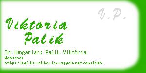 viktoria palik business card